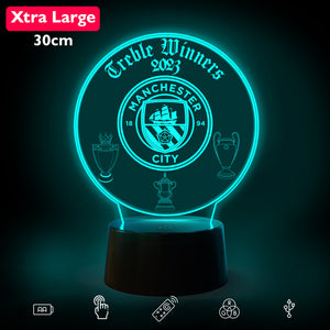Manchester City TREBLE WINNERS! - 3D Night Lamp