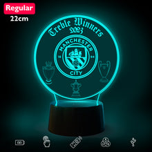 Load image into Gallery viewer, Manchester City TREBLE WINNERS! - 3D Night Lamp
