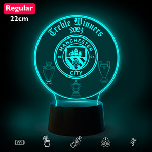Manchester City TREBLE WINNERS! - 3D Night Lamp